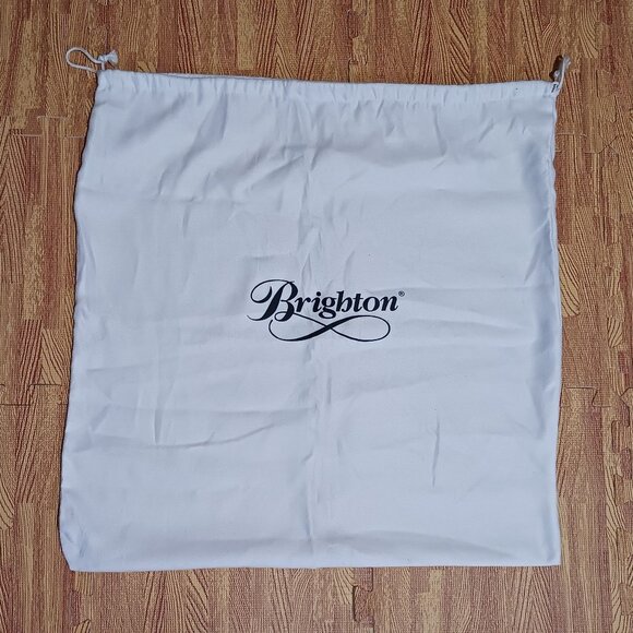 Brighton Handbags - Brighton White Satin Dust Bag Cover Protective Pouch 20.5x20.5